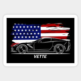 C7 Vette Racing Magnet